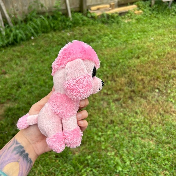 Ty Beanie Boos PRINCESS the 6" Pink Poodle Dog Stuffed Plush Toy RETIRED - Picture 5 of 9
